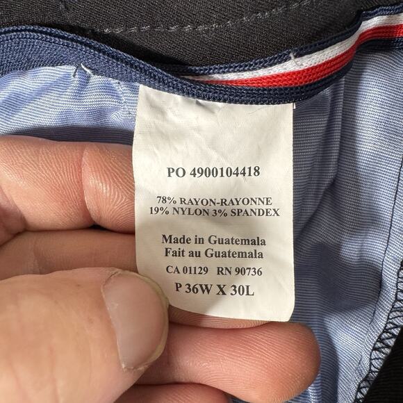Tommy Hilfiger Dress Pants 34X28 Office Business Casual Minimalist Classic Work - Picture 7 of 13